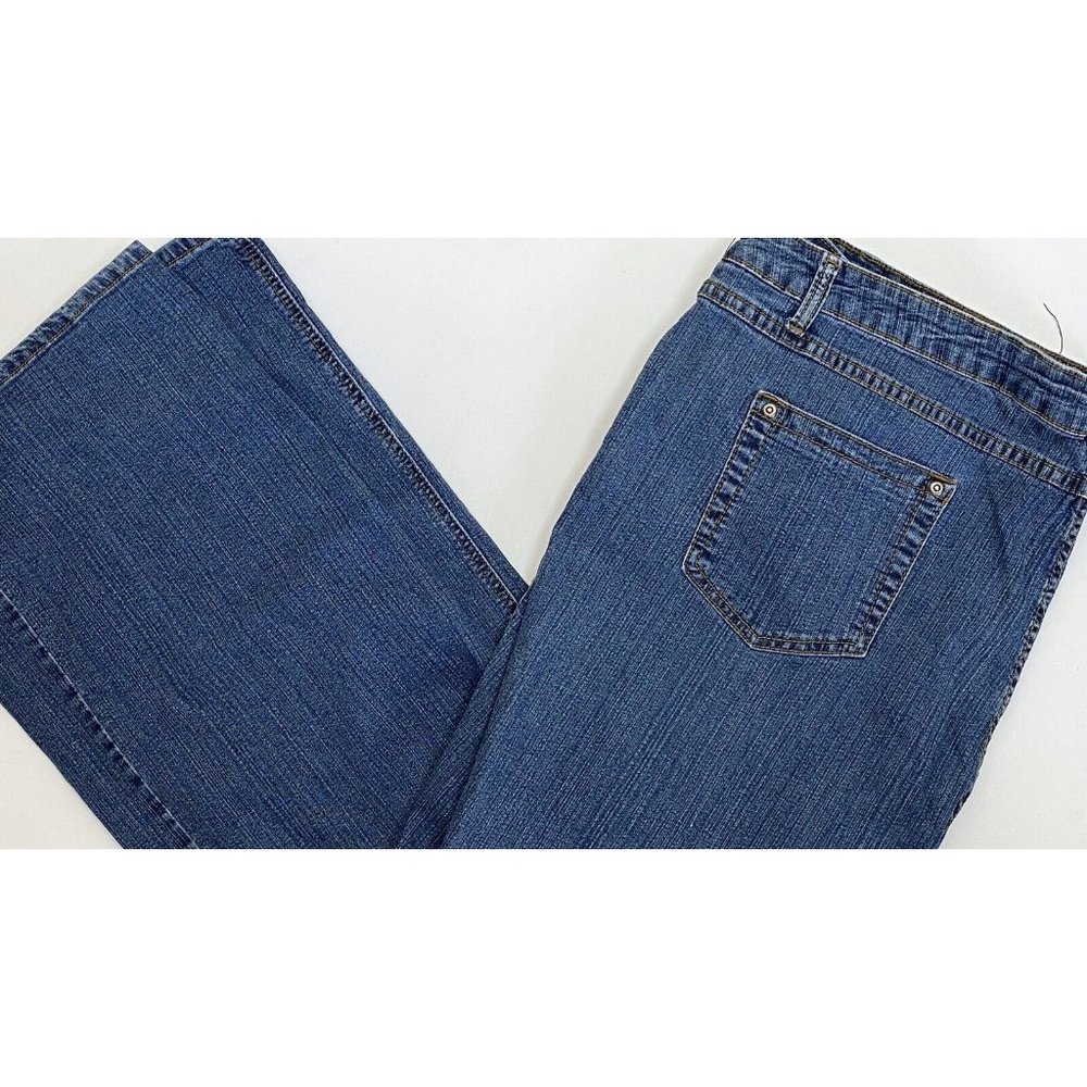 Destiny Platinum Womens Size 20 Stretch Jeans Medium Wash 44x31